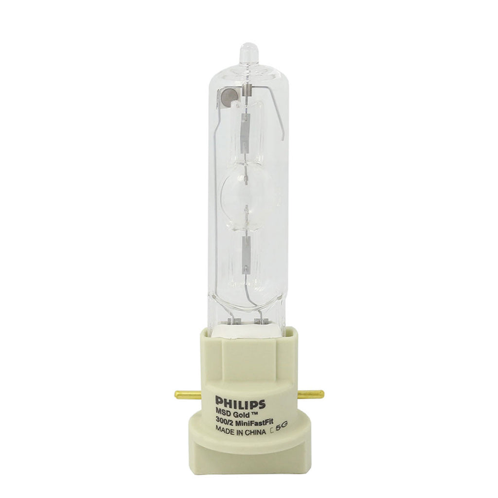 Philips MSD Gold 300/2 MiniFastFit 300W AC Lamp for DJ/Club Lighting (9281 998 05114)