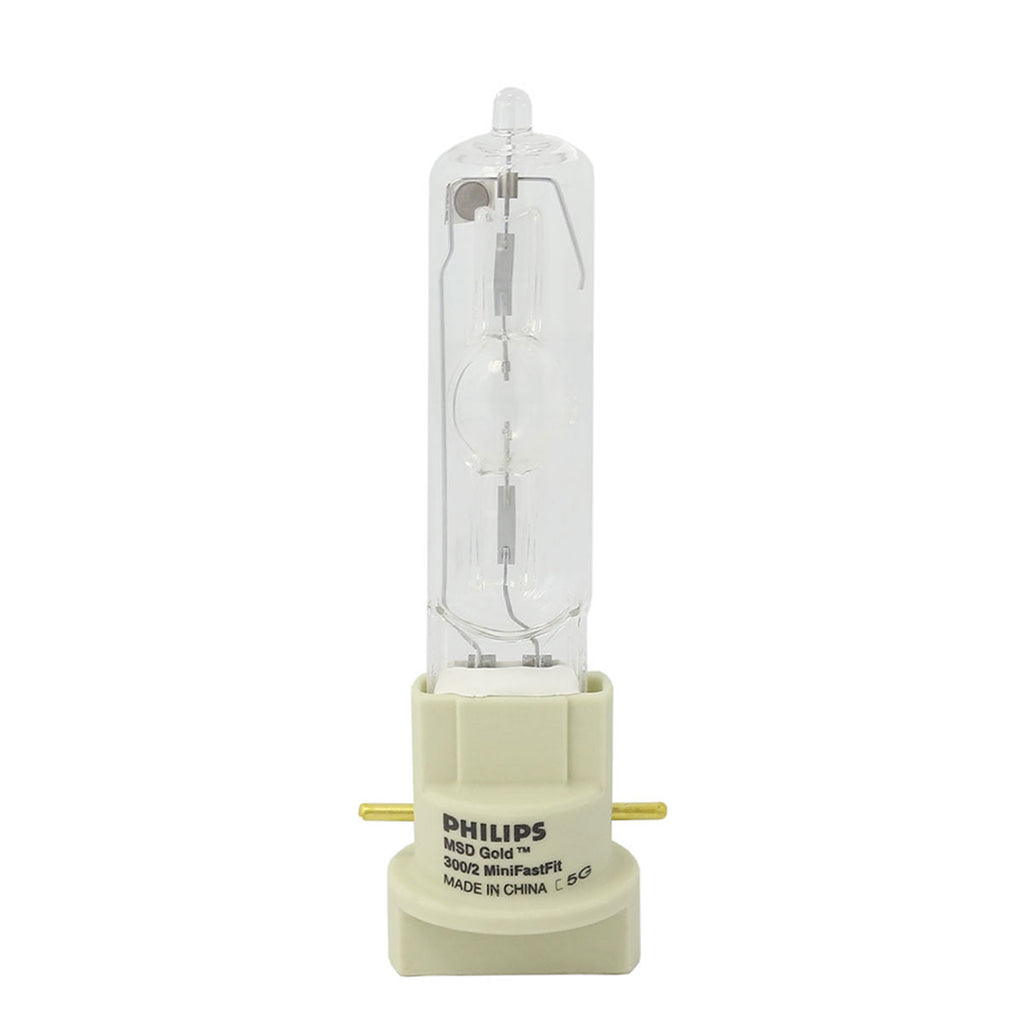 Philips MSD Gold 300/2 MiniFastFit 300W AC Lamp for DJ/Club Lighting (9281 998 05114)
